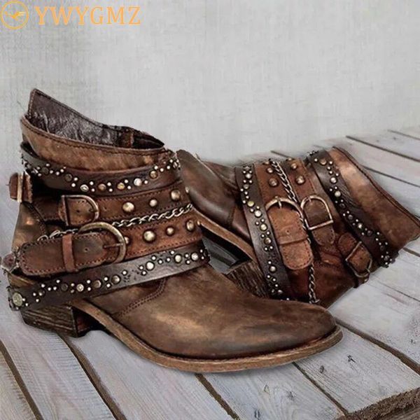 boots 2021 autumn and winter women rivet chain ankle retro design thickening rome motorcycle botas de mujer, Black
boots 2021 autumn and winter women rivet chain ankle retro design thickening rome motorcycle botas de mujer, Black