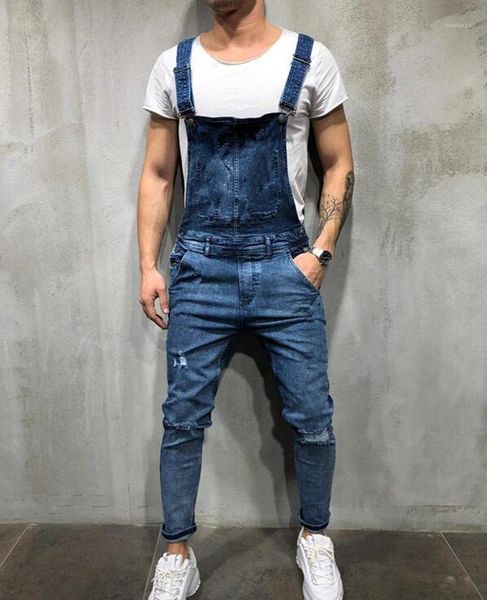 men's jeans 2021 summer fashion ripped jumpsuits ankle length distressed denim bib overalls for men suspender pants, Blue
men's jeans 2021 summer fashion ripped jumpsuits ankle length distressed denim bib overalls for men suspender pants, Blue