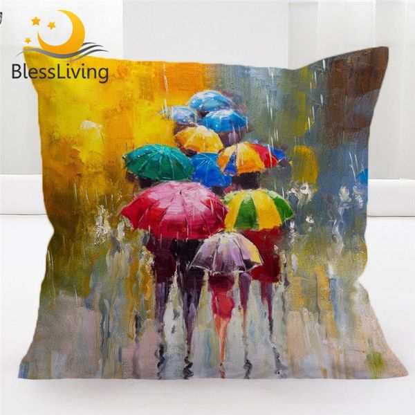 blessliving colored umbrella cushion cover rainy day pillow cover oil printed pillow case 45*45 home art decor dropshipping
blessliving colored umbrella cushion cover rainy day pillow cover oil printed pillow case 45*45 home art decor dropshipping