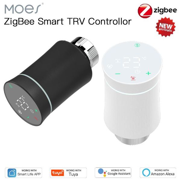 smart home control moes zigbee thermostat tuya radiator actuator valve programmable trv temperature controller alexa voice
smart home control moes zigbee thermostat tuya radiator actuator valve programmable trv temperature controller alexa voice
