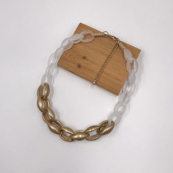 chokers kara&kale boho fashion jewelry gothic collar necklace frosted resin&ccb links earthy collares simple women accessories, Golden;silver
chokers kara&kale boho fashion jewelry gothic collar necklace frosted resin&ccb links earthy collares simple women accessories, Golden;silver