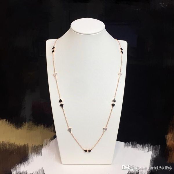 fashion clover fan shaped black agate diamond gold sweater pendant necklace for woman fashion brand designer jewelry for women, Silver
fashion clover fan shaped black agate diamond gold sweater pendant necklace for woman fashion brand designer jewelry for women, Silver