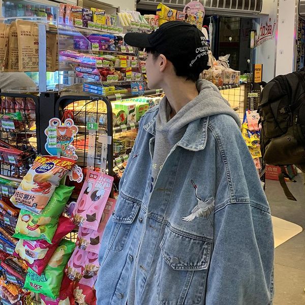 men's jackets buttons jacket men style fashion denim streetwear for hip hop clothes clothing bg50js, Black;brown
men's jackets buttons jacket men style fashion denim streetwear for hip hop clothes clothing bg50js, Black;brown