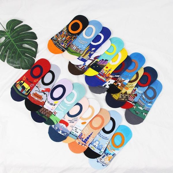 men's socks men women fashion personality casual breathable cartoon cotton skateboard antiskid absorb sweat sokken, Black
men's socks men women fashion personality casual breathable cartoon cotton skateboard antiskid absorb sweat sokken, Black