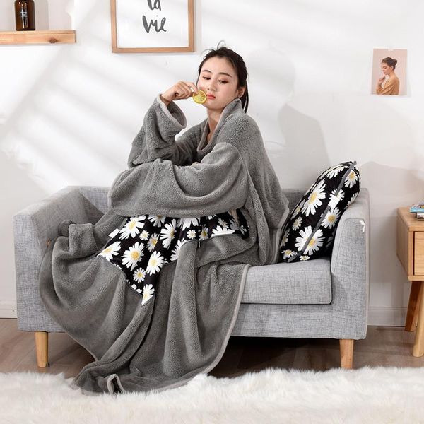 blankets 2 in 1 multifunctional pillow wearable blanket cartoon cat flannel velvet thick warm lazy office nap artifact
blankets 2 in 1 multifunctional pillow wearable blanket cartoon cat flannel velvet thick warm lazy office nap artifact