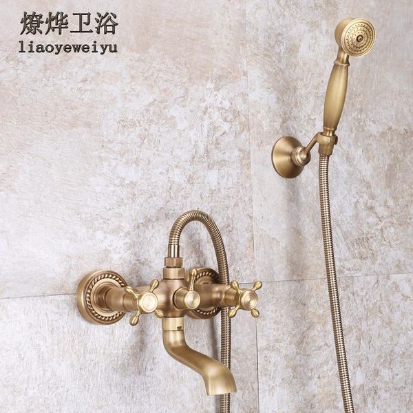 european antique shower faucet copper mixing and cold mixed bath shower bath bathroom bathroom faucet
european antique shower faucet copper mixing and cold mixed bath shower bath bathroom bathroom faucet