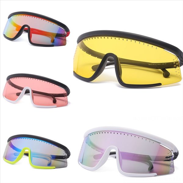 B9W men's and women's large frame ocean one piece anti ultraviolet Sunglasses riding spring leg eye protection, White;black
B9W men's and women's large frame ocean one piece anti ultraviolet Sunglasses riding spring leg eye protection, White;black
