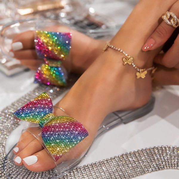slippers woman transparent summer women crystal flats laides open toe slides women's mix color female beach shoes big size, Black
slippers woman transparent summer women crystal flats laides open toe slides women's mix color female beach shoes big size, Black