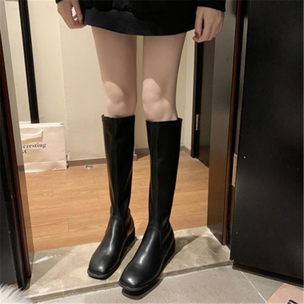boots winter long women knee high flat pu leather fashion solid colored square toe shoes woman beige black
boots winter long women knee high flat pu leather fashion solid colored square toe shoes woman beige black