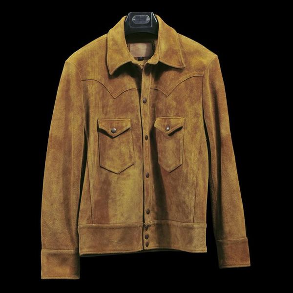 men's leather & faux yr.quality vintage cow suede coat.shirt.men luxury short clothes.slim british style jacket, Black
men's leather & faux yr.quality vintage cow suede coat.shirt.men luxury short clothes.slim british style jacket, Black