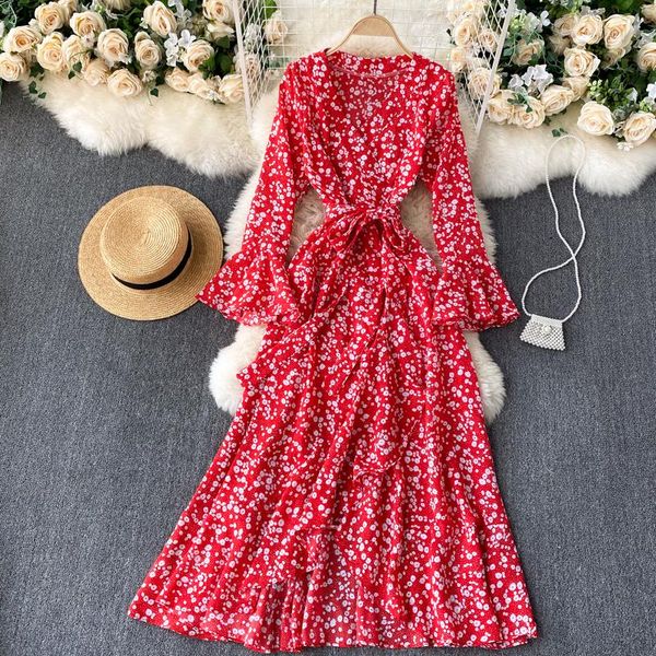 casual dresses foamlina boho style floral print holiday beach long dress women summer fashion flare sleeve v-neck sash wrap ruffles maxi, Black;gray
casual dresses foamlina boho style floral print holiday beach long dress women summer fashion flare sleeve v-neck sash wrap ruffles maxi, Black;gray