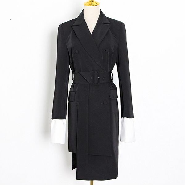 casual dresses women double breasted blazer spring autumn heavy weight contrast color high waist tunic elegant office 67ww, Black;gray
casual dresses women double breasted blazer spring autumn heavy weight contrast color high waist tunic elegant office 67ww, Black;gray
