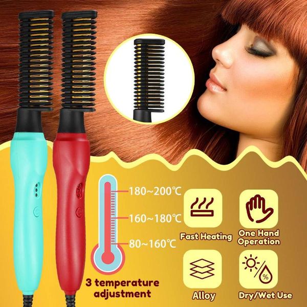 electric hair brushes fast heating straightener curler comb smooth flat brush 3 gears adjustable styling tool
electric hair brushes fast heating straightener curler comb smooth flat brush 3 gears adjustable styling tool