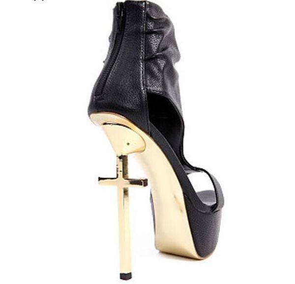 sandals summer cool ankle sandal boots metal decor heel zip woman open toe female shoes high heels platform white, Black
sandals summer cool ankle sandal boots metal decor heel zip woman open toe female shoes high heels platform white, Black