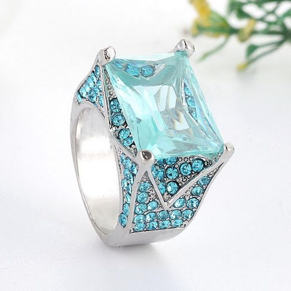 wedding rings fashion crystal stone pave ring stainless steel silver color sky blue maansteen for women engagement cocktail jewelry gift, Slivery;golden
wedding rings fashion crystal stone pave ring stainless steel silver color sky blue maansteen for women engagement cocktail jewelry gift, Slivery;golden