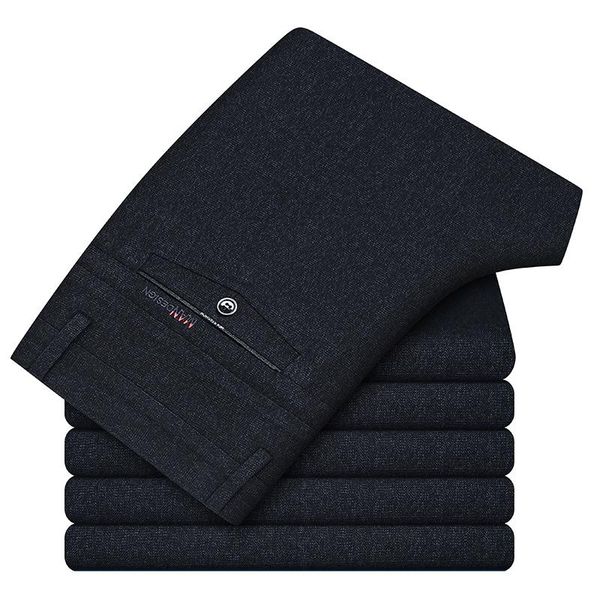 2021 fall mens business casual straight loose casual pants classic blue formal wear stretch pants men's brand,8090, Black
2021 fall mens business casual straight loose casual pants classic blue formal wear stretch pants men's brand,8090, Black