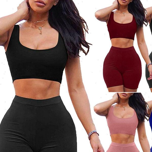 fashion womens ladies sleeveless sport gym running crop tank two piece sports set bodycon casual outfit shorts clubwear, Gray
fashion womens ladies sleeveless sport gym running crop tank two piece sports set bodycon casual outfit shorts clubwear, Gray