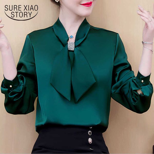 fashion ribbon blouses spring autumn ol style shirt elegant women long sleeve blouse blusas 10317 210528, White
fashion ribbon blouses spring autumn ol style shirt elegant women long sleeve blouse blusas 10317 210528, White