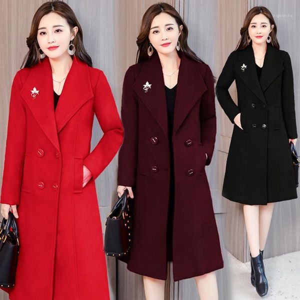 autumn and winter female wear new korean version of the slim slimming woolen coat long temperament double sided woolen coat1, Black
autumn and winter female wear new korean version of the slim slimming woolen coat long temperament double sided woolen coat1, Black