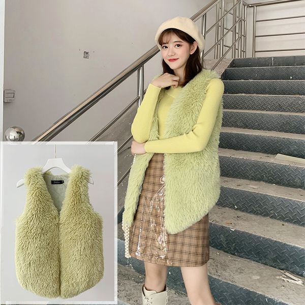 new autumn winter fashion faux fur vests women warm thick fur coats jackets slim fox fur sleeveless coats outwears, Black;brown
new autumn winter fashion faux fur vests women warm thick fur coats jackets slim fox fur sleeveless coats outwears, Black;brown