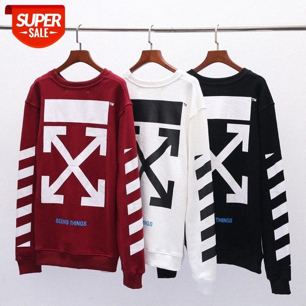 ow arrow slash sweater men and women couple european version of large size loose round neck thin tide #wh6l, Black
ow arrow slash sweater men and women couple european version of large size loose round neck thin tide #wh6l, Black