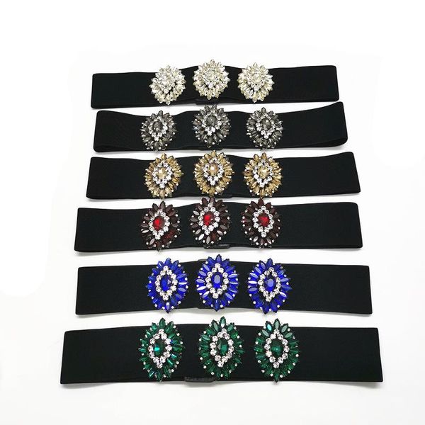belts 2021 fashion color crystal elastic belt women's brand waistband female wide for women dress accessories sw315, Black;brown
belts 2021 fashion color crystal elastic belt women's brand waistband female wide for women dress accessories sw315, Black;brown