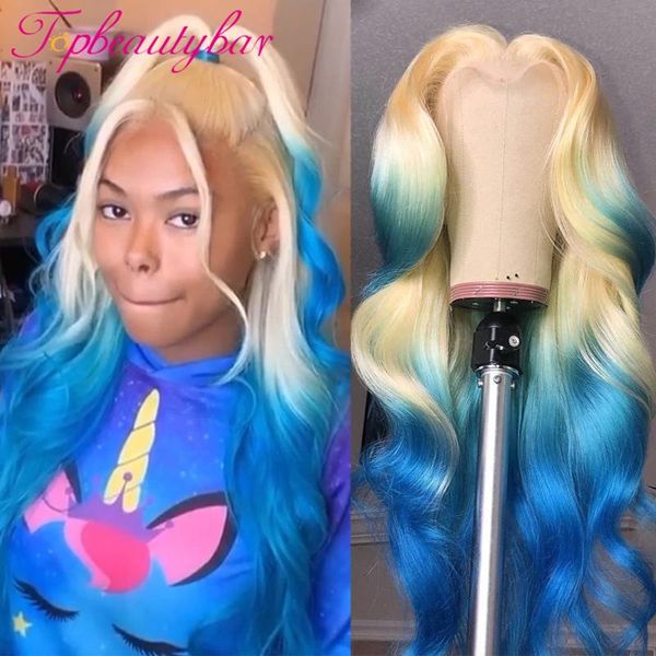 colored 613 blue lace front human hair wig for women glueless 13x4 transparent swiss lace front wigs 180% body wave human hair, Black;brown
colored 613 blue lace front human hair wig for women glueless 13x4 transparent swiss lace front wigs 180% body wave human hair, Black;brown