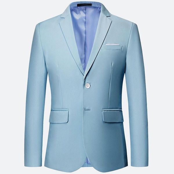 men's suits & blazers 2021 spring autumn men slim fit office blazer jacket fashion solid dress coat casual business male suit s1101, White;black
men's suits & blazers 2021 spring autumn men slim fit office blazer jacket fashion solid dress coat casual business male suit s1101, White;black