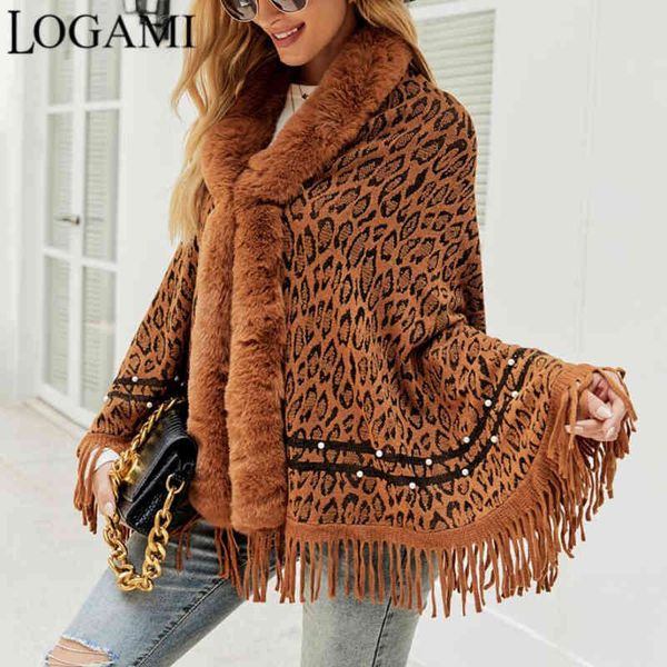 logami leopard print fur collar coat tassel knitted shawl women vintage soft warm capes & ponchos, Blue;gray
logami leopard print fur collar coat tassel knitted shawl women vintage soft warm capes & ponchos, Blue;gray