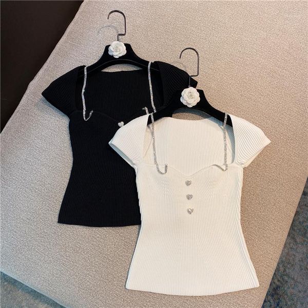 summer arrivals square collar rhinestone strap knitted tank women ga202 women's tanks & camis, White
summer arrivals square collar rhinestone strap knitted tank women ga202 women's tanks & camis, White