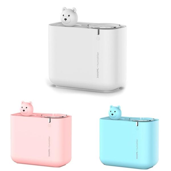 humidifiers 3000ml ultrasonic home air humidifier double nozzle cool mist aroma diffuser cute bear heavy fog usb humidificador
humidifiers 3000ml ultrasonic home air humidifier double nozzle cool mist aroma diffuser cute bear heavy fog usb humidificador