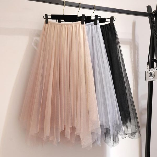 skirts net yarn irregular winter little fairy long flowing veil in spring 2021 high waist, Black
skirts net yarn irregular winter little fairy long flowing veil in spring 2021 high waist, Black