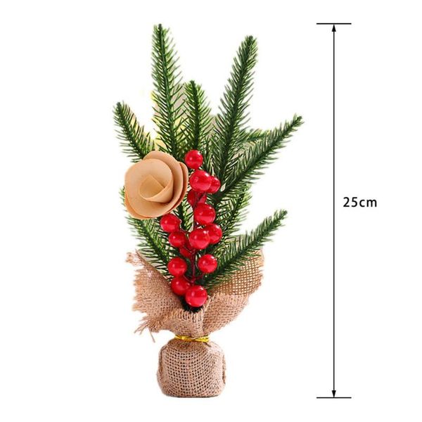 christmas decorations 3pcs/set mini table tree pine needles flowers double-headed chrismas home party decoration
christmas decorations 3pcs/set mini table tree pine needles flowers double-headed chrismas home party decoration