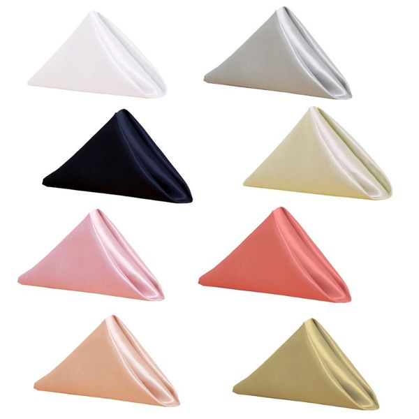 table napkin 12pcs napkins cloth 40x40cm square satin fabric pocket handkerchief for wedding birthday home party el decor
table napkin 12pcs napkins cloth 40x40cm square satin fabric pocket handkerchief for wedding birthday home party el decor