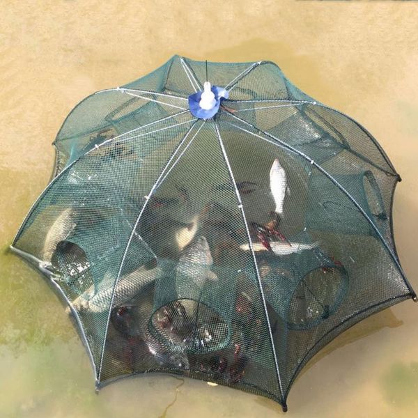 strengthened 4-8 holes automatic fishing net shrimp cage nylon foldable fish trap cast net cast folding fishing network outdoor
strengthened 4-8 holes automatic fishing net shrimp cage nylon foldable fish trap cast net cast folding fishing network outdoor
