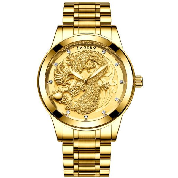 wristwatches gold dragon watch men 2021 fashion luxury fngeen quartz wrist full steel luminous quartz-watch classic business mens, Slivery;brown
wristwatches gold dragon watch men 2021 fashion luxury fngeen quartz wrist full steel luminous quartz-watch classic business mens, Slivery;brown
