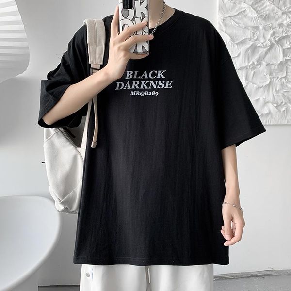 men's t-shirts black white loose oversized 2021 summer t shirt rock skateboard hip hop t-shirt short sleeves streetwear tees tshirt, White;black
men's t-shirts black white loose oversized 2021 summer t shirt rock skateboard hip hop t-shirt short sleeves streetwear tees tshirt, White;black
