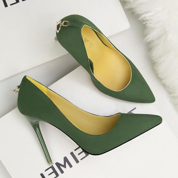 dress shoes suede fashion pointed slim heel high shallow mouth simple single, Black
dress shoes suede fashion pointed slim heel high shallow mouth simple single, Black