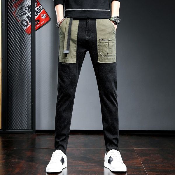 brim retalhos preto 2021 moda algodo denim streetwear calas lpis de ajuste fino 4kl0, White;black
brim retalhos preto 2021 moda algodo denim streetwear calas lpis de ajuste fino 4kl0, White;black