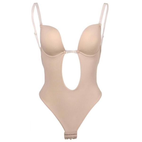 women's shapers cpdd women u plunge backless bodysuit deep v seamless thong underwear shapewear, Black;white
women's shapers cpdd women u plunge backless bodysuit deep v seamless thong underwear shapewear, Black;white