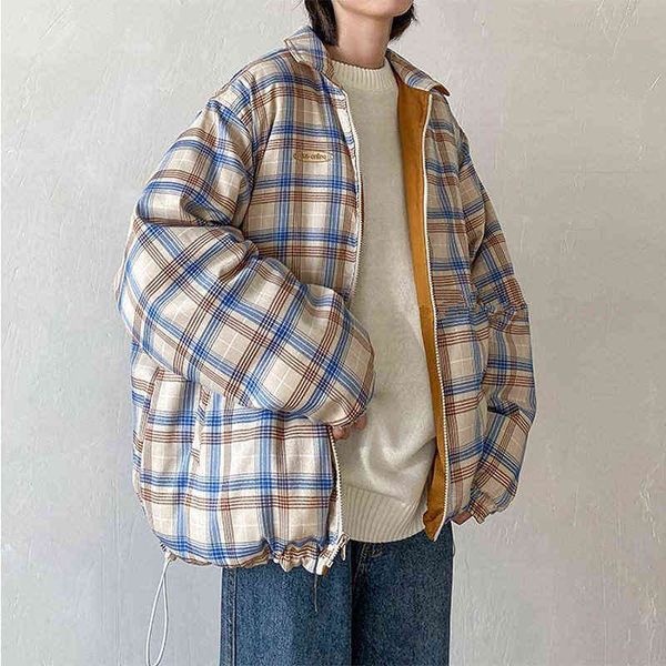 fashion double sided cotton windbreaker jacket zip coats jackets winter women warm thicken outwear loose parka coat 211130, Black
fashion double sided cotton windbreaker jacket zip coats jackets winter women warm thicken outwear loose parka coat 211130, Black