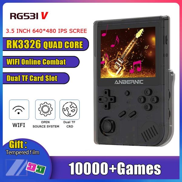 rg351v retro game console built-in 10000+ games handheld game player rk3326 open source emulator for ps1/nds/dc kid gift
rg351v retro game console built-in 10000+ games handheld game player rk3326 open source emulator for ps1/nds/dc kid gift