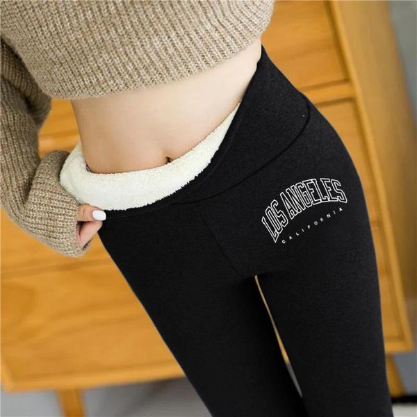 women's leggings winter warm women hight waist leggins mujer velvet thicken pants letters print legging comfortable stretchy, Black
women's leggings winter warm women hight waist leggins mujer velvet thicken pants letters print legging comfortable stretchy, Black