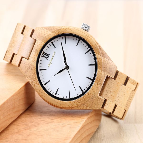 shifenmei fashion men's women's couple watch quartz movement wooden clock band quartz lovers folding clasp safety watches reloj, Slivery;brown
shifenmei fashion men's women's couple watch quartz movement wooden clock band quartz lovers folding clasp safety watches reloj, Slivery;brown