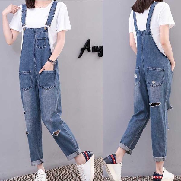 women's jumpsuits & rompers women denim ladies loose jeans bib overalls casual boyfriend ripped hole harem, Black;white
women's jumpsuits & rompers women denim ladies loose jeans bib overalls casual boyfriend ripped hole harem, Black;white