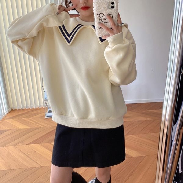 2021 new colors autumn winter preppy style women big turn down collar large warm thick sweatshirt womens pullovers (f4159) 31xz, Black
2021 new colors autumn winter preppy style women big turn down collar large warm thick sweatshirt womens pullovers (f4159) 31xz, Black