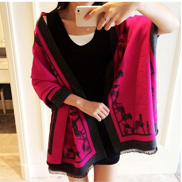 scarves 2021 fashion winter cashmere scarf women warm foulard pashmina shawl thick print horse bufanda wraps, Blue;gray
scarves 2021 fashion winter cashmere scarf women warm foulard pashmina shawl thick print horse bufanda wraps, Blue;gray