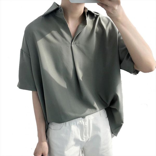 shirt lapel youth pop men polo short sleeve casual loose boy for summer clothing ropa hombre, White;black
shirt lapel youth pop men polo short sleeve casual loose boy for summer clothing ropa hombre, White;black