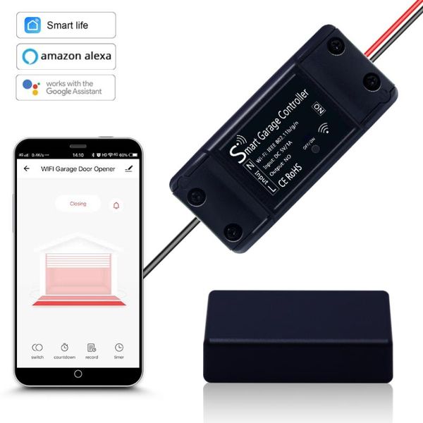 smart home control tuya wifi garage doors door controller opener sensor life/tuya app remote with alexa echo google
smart home control tuya wifi garage doors door controller opener sensor life/tuya app remote with alexa echo google