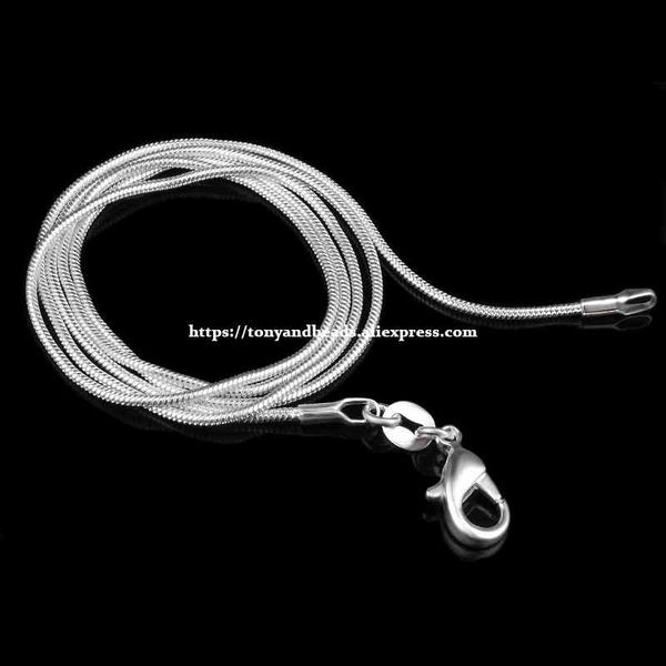 (10pcs = 1 lot) 1mm silver plated lobster clasp snake copper chain 16 18 20 22 24 inch pick size for jewelry making diy
(10pcs = 1 lot) 1mm silver plated lobster clasp snake copper chain 16 18 20 22 24 inch pick size for jewelry making diy